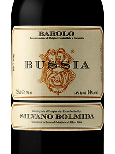 Silvano Bolmida Bussia Barolo 2017